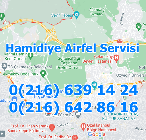 Hamidiye Airfel Servisi 0216 639 14 24
Çekmeköy ilçesi Hamidiye mahallesinde bulunan Airfel mmarkalı tüm model kombilere Hamidiye Airfel kombi servisi hizmeti vermekteyiz.
